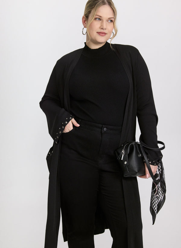 laura Joseph Ribkoff - Embellished Open-Front Cardigan