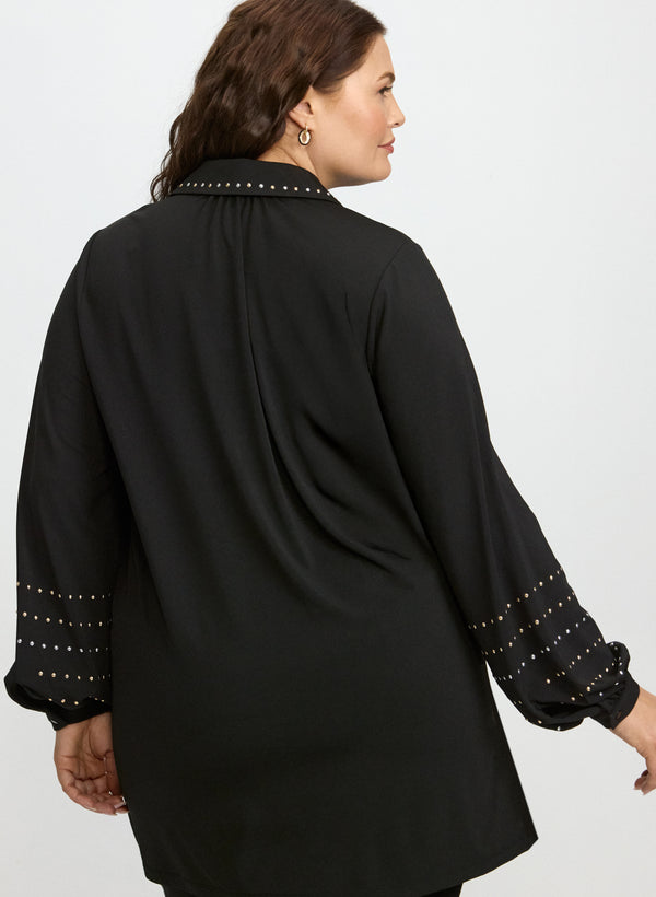 Laura 2-Tone Studded Top