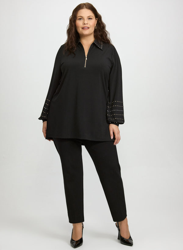 Laura 2-Tone Studded Top