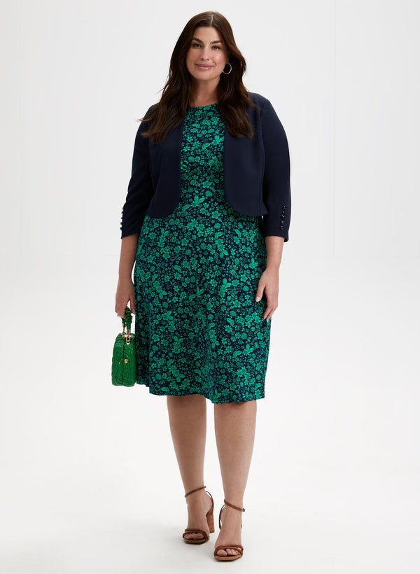 Laura 3/4 Button Sleeve Bolero