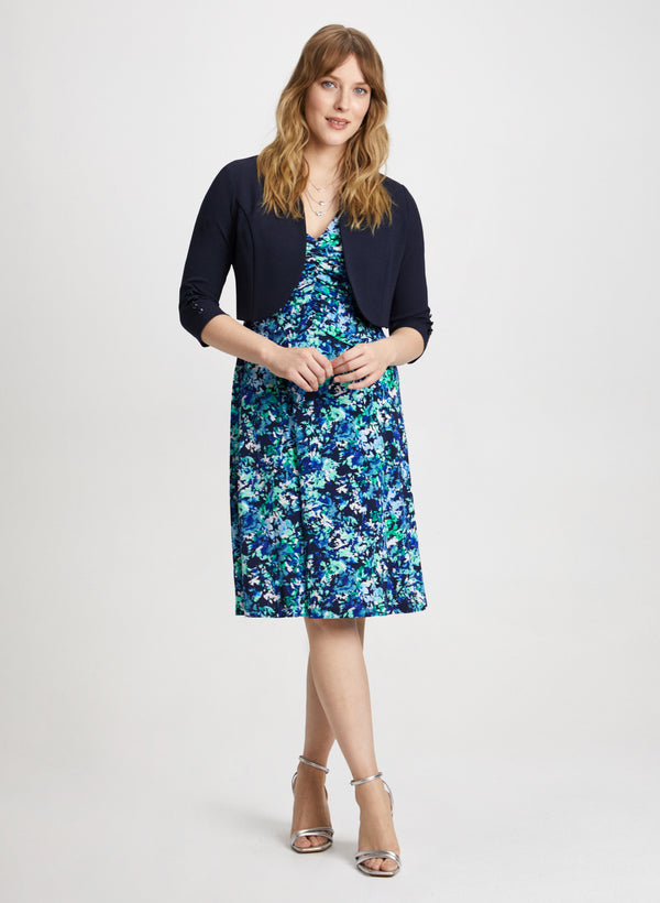 Laura 3/4 Button Sleeve Bolero