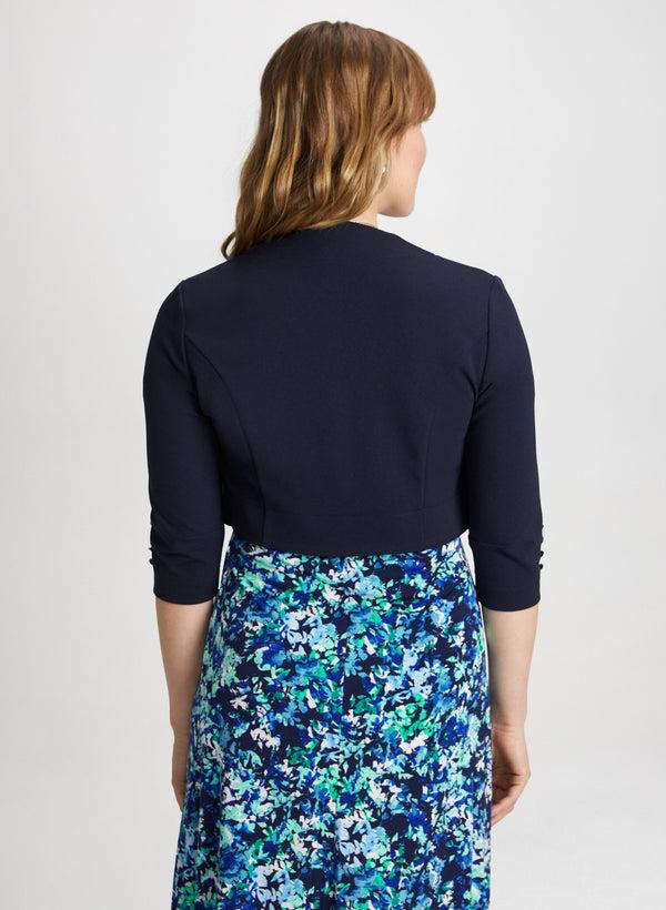 Laura 3/4 Button Sleeve Bolero