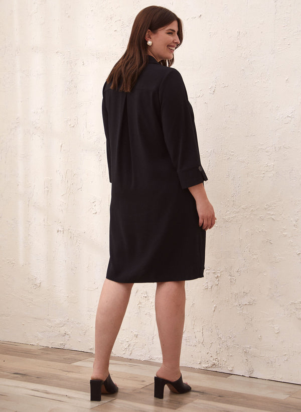 Laura 3/4 Sleeve A-Line Dress