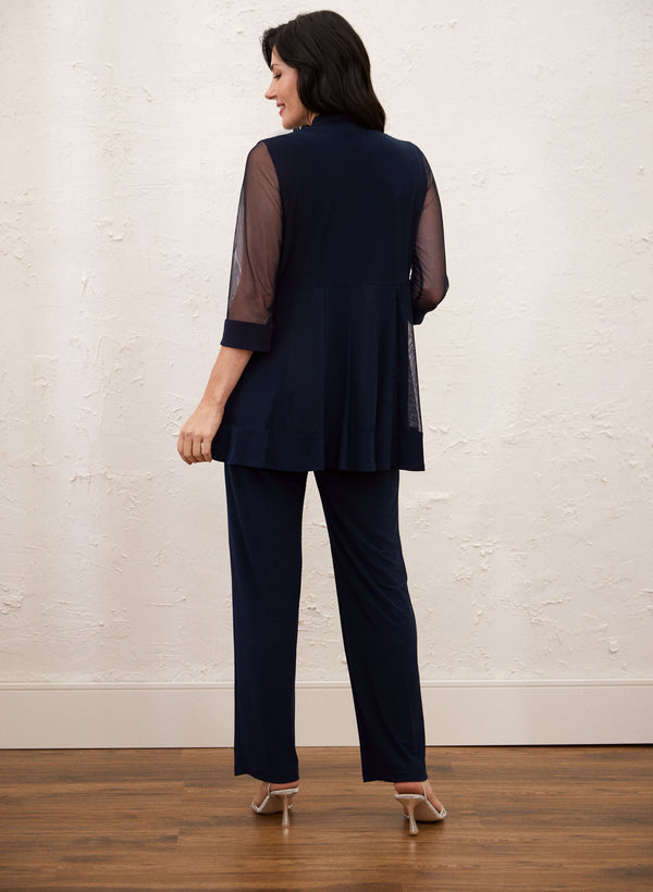 Laura 3/4 Sleeve Jacket & Pants Set