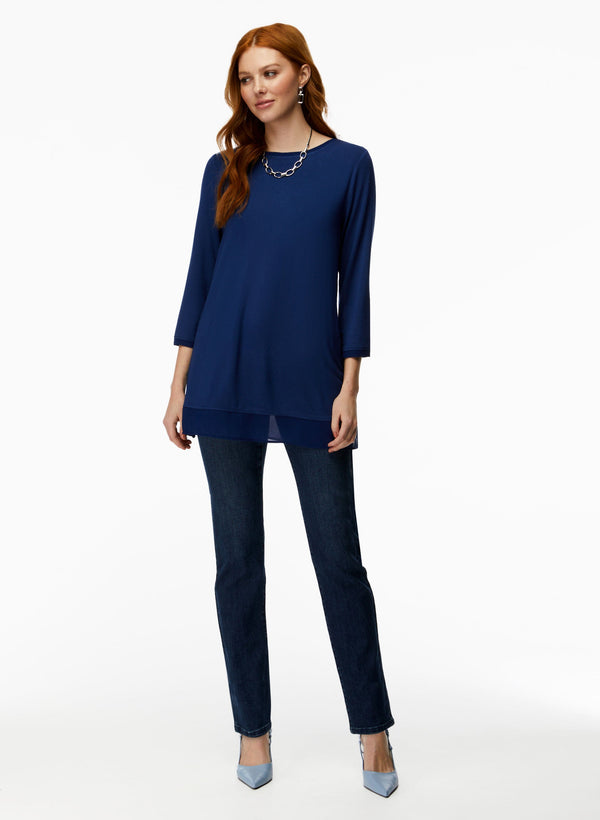 Laura 3/4 Sleeve Tunic Tee