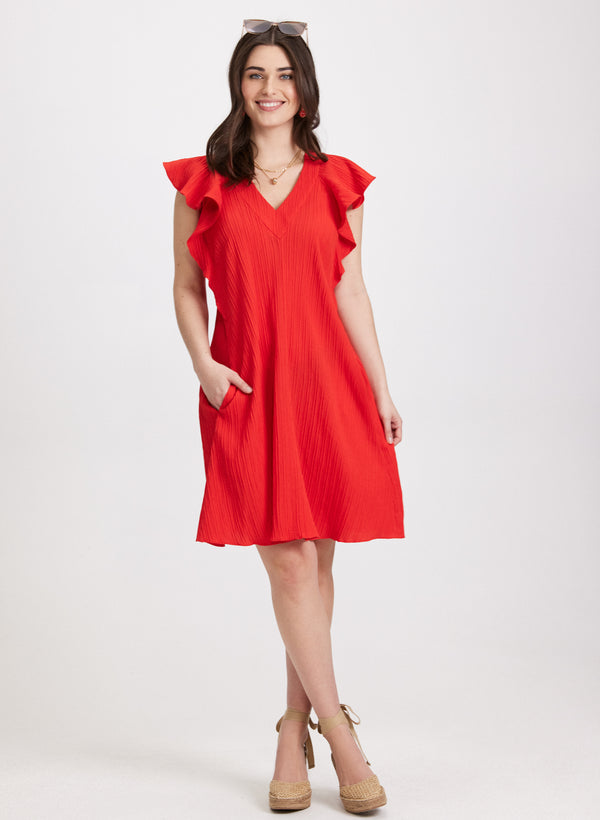 Laura A-Line Jacquard Dress