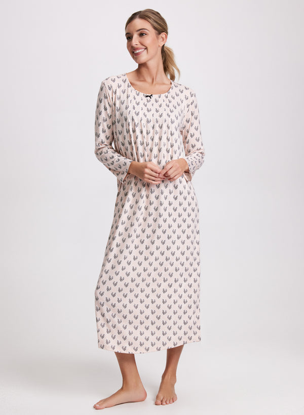 laura Abstract Heart Nightgown