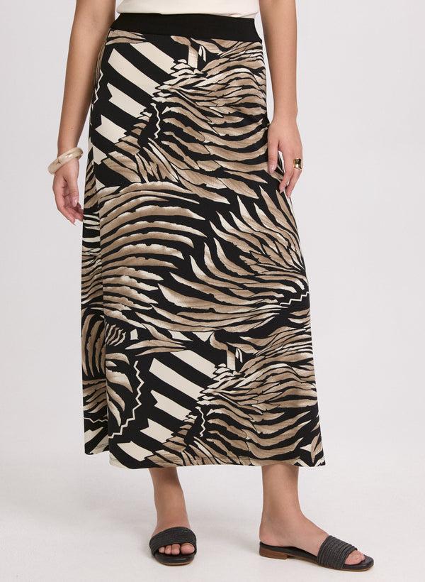 laura Abstract Maxi Skirt