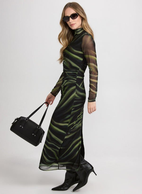 Laura Abstract Mesh Dress