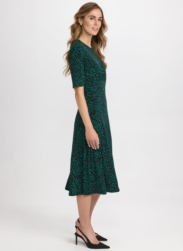 Laura Abstract Midi Dress