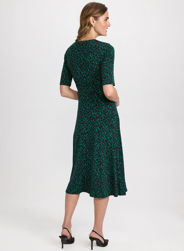 Laura Abstract Midi Dress