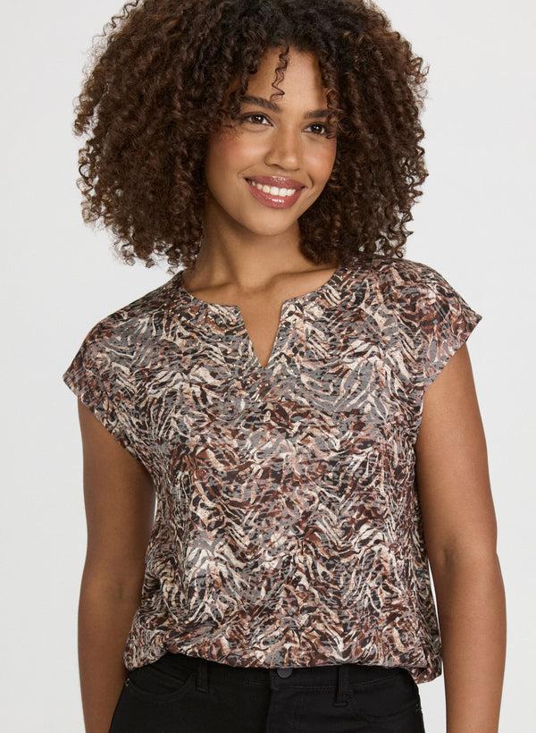 laura Animal Print T-Shirt