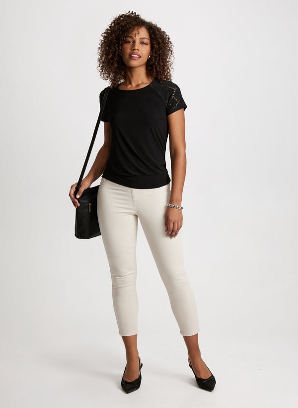 Laura Ankle Length Pull-On Jeans