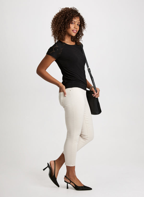 Laura Ankle Length Pull-On Jeans