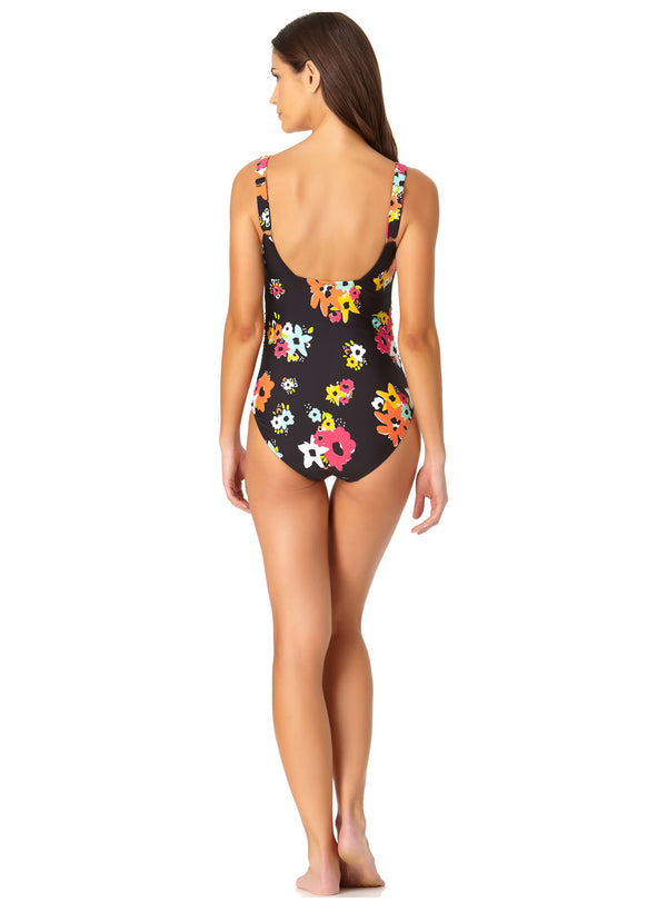 Laura Anne Cole - Floral One-Piece Swimsuit