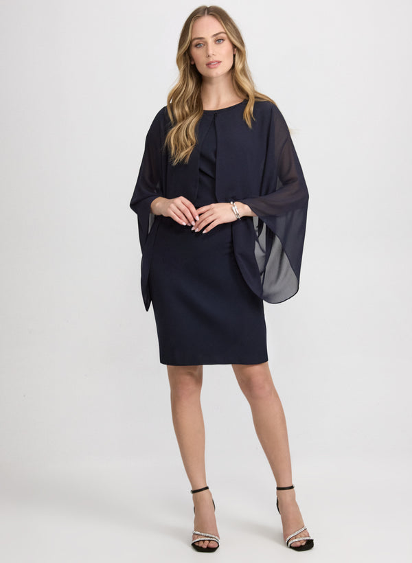 Laura Asymmetric Chiffon Bolero