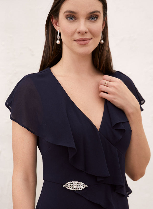 Laura Asymmetric Tiered Dress