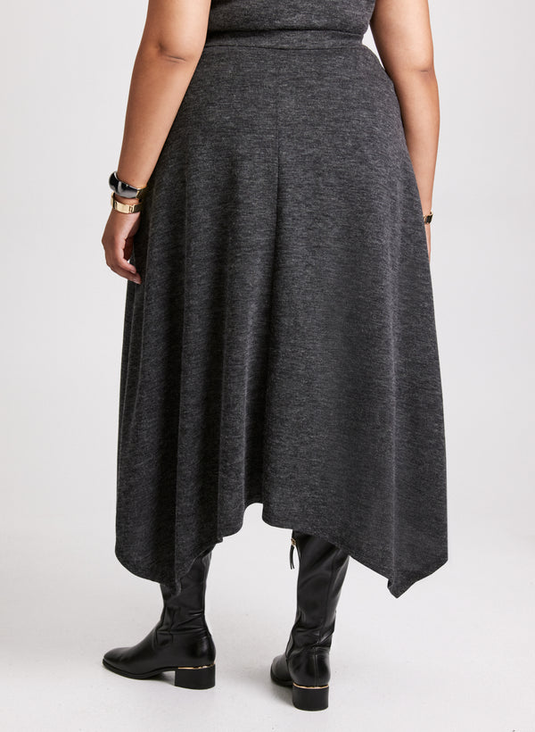 Laura Asymmetrical Hem Pull-On Skirt