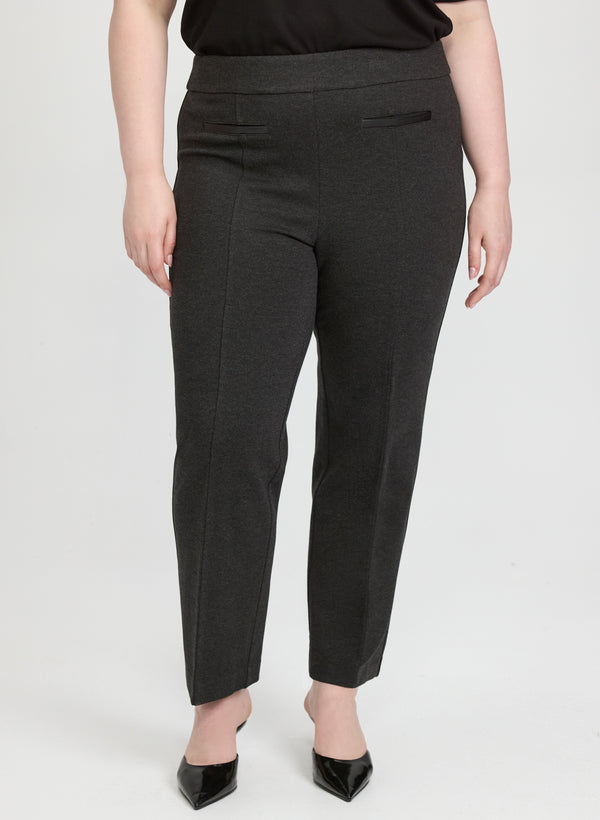 Laura Ava Straight-Leg Pants