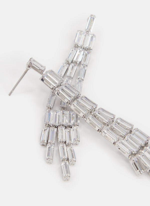 Laura Baguette Chandelier Earrings