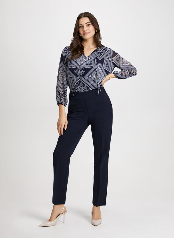 Laura Bandana Print Blouse