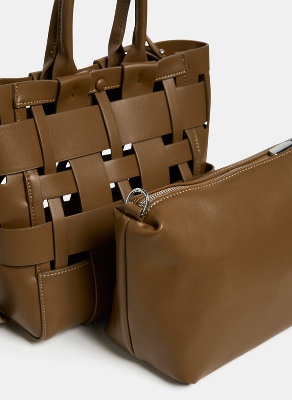 Laura Basket Weave Bag