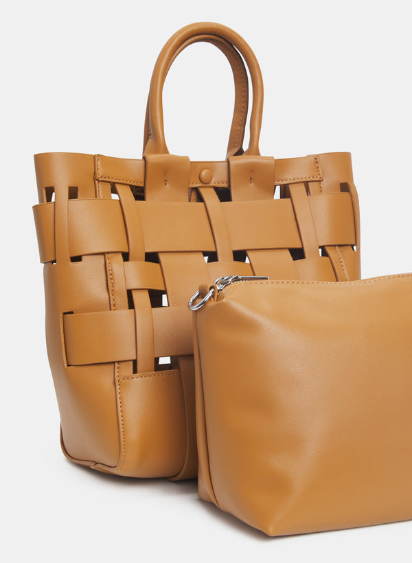 Laura Basket Weave Bag