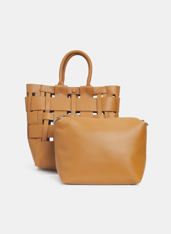 Laura Basket Weave Bag