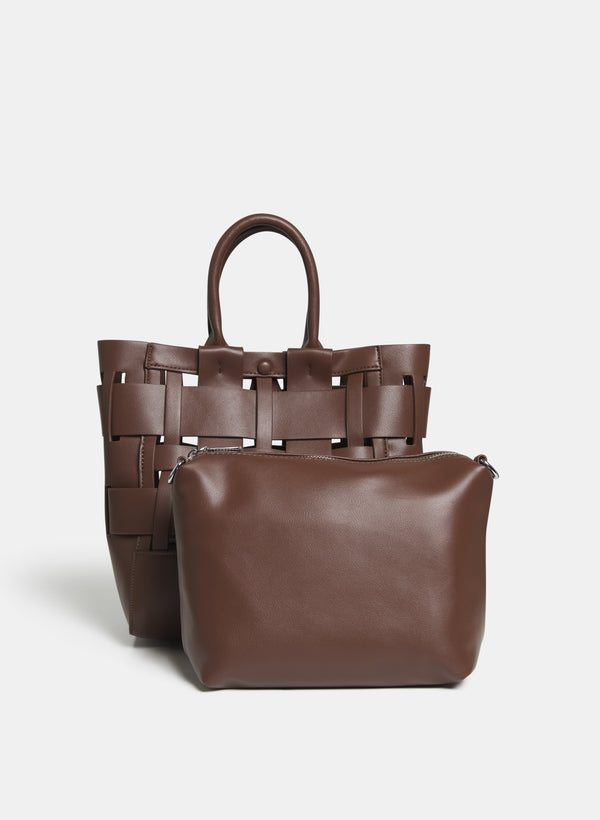 Laura Basket Weave Bag