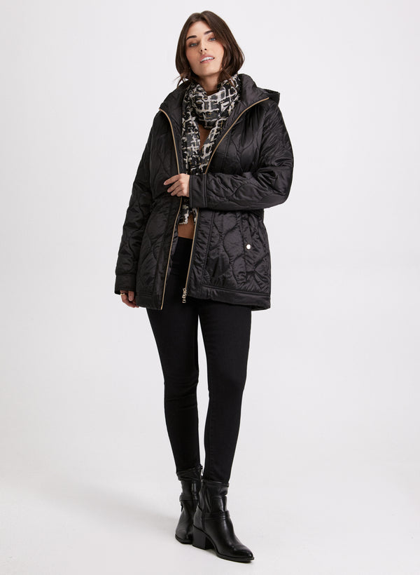 Laura Belted Puffer Coat
