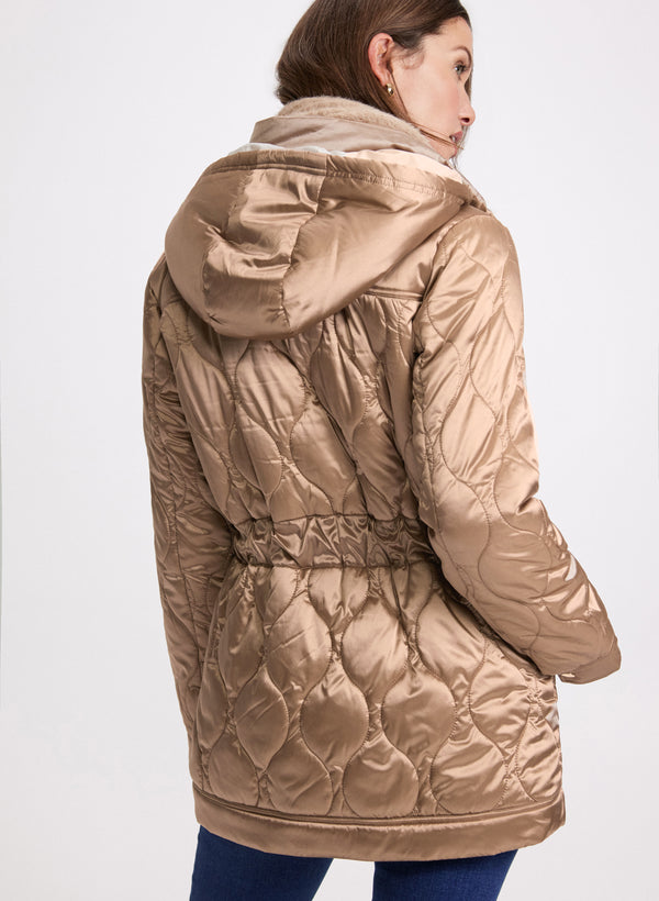 Laura Belted Puffer Coat