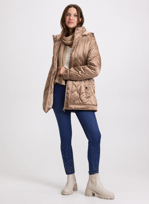 Laura Belted Puffer Coat