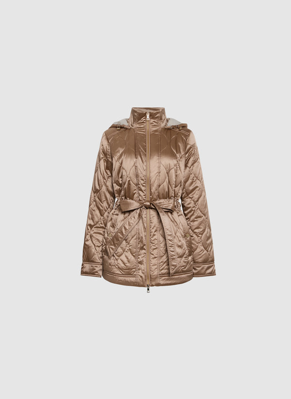 Laura Belted Puffer Coat