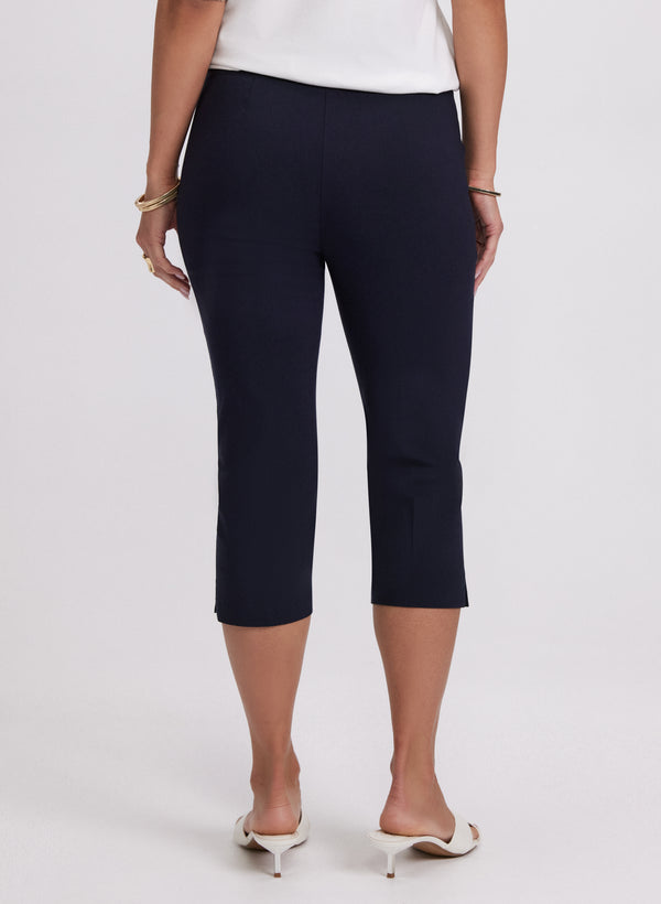 Laura Bengaline Pull-On Capris