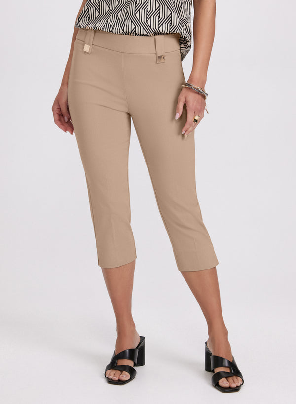 Laura Bengaline Pull-On Capris