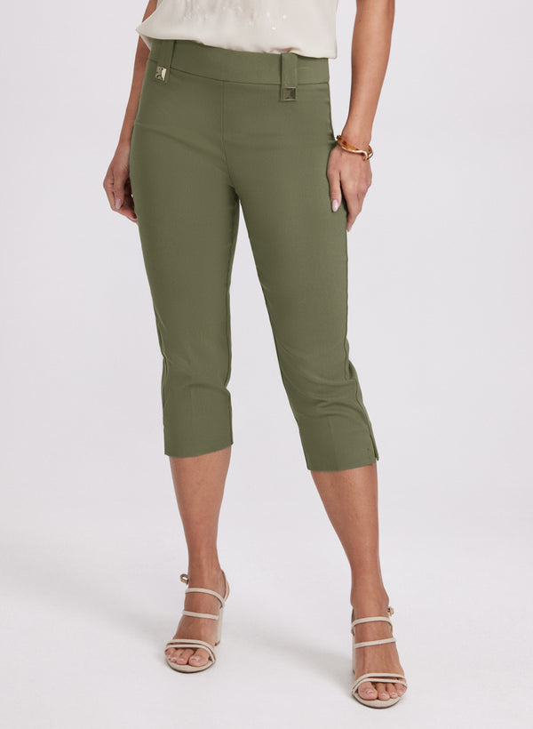 Laura Bengaline Pull-On Capris