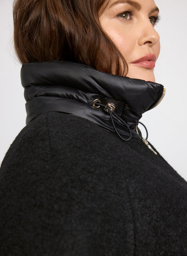 Laura Boiled Wool Coat