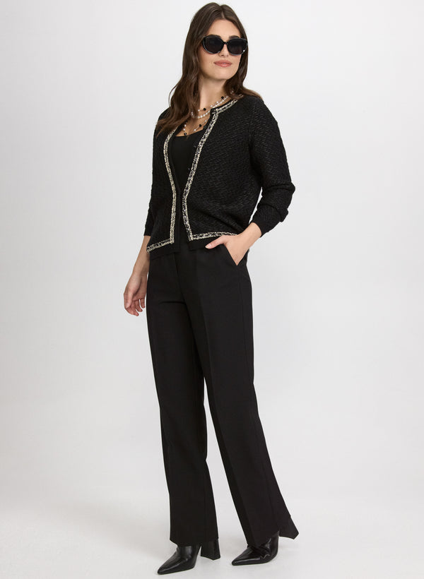 Laura Bouclé Button Cardigan