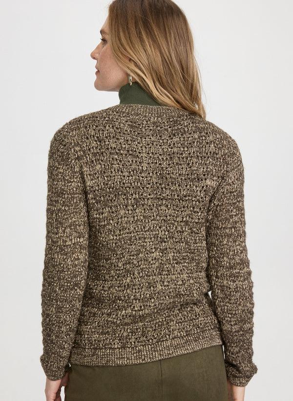 Laura Bouclé Button-Down Cardigan