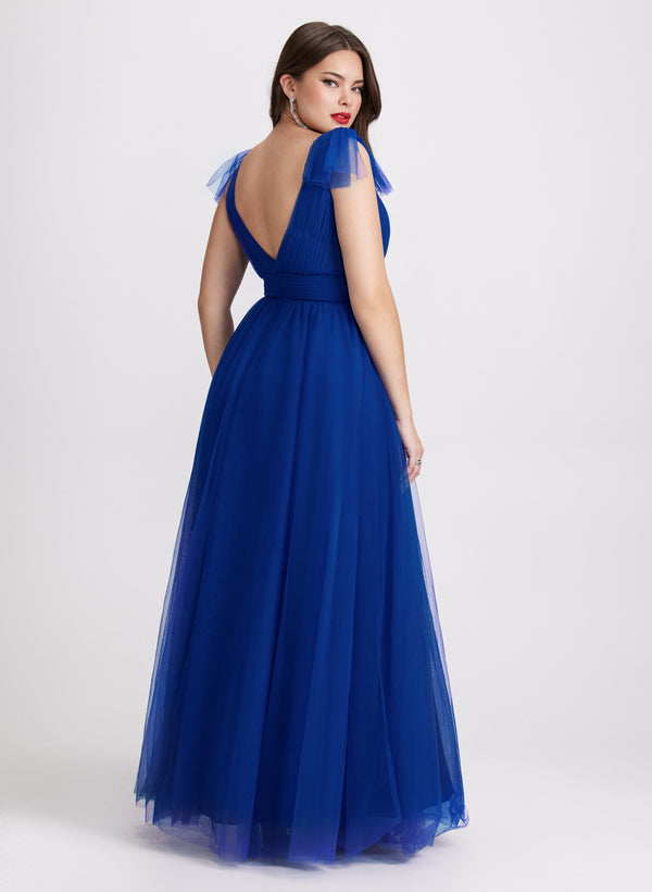 Laura Bow Detail Sleeveless Gown