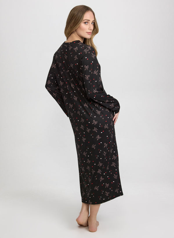 Laura Bow Print Nightgown