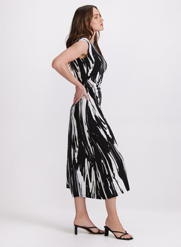 Laura Brush Paint Print Dress