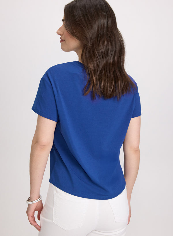 Laura Brushstroke Print T-Shirt