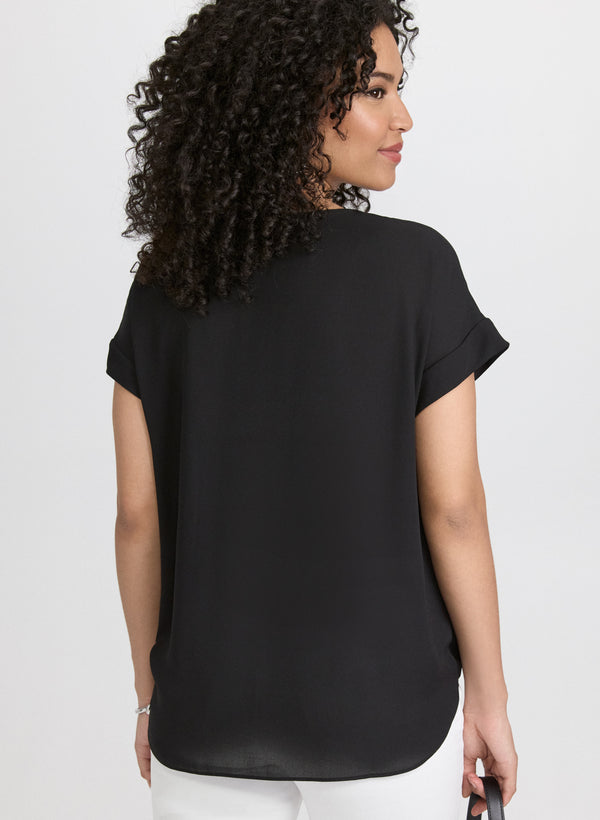 Laura Bubble Hem Blouse