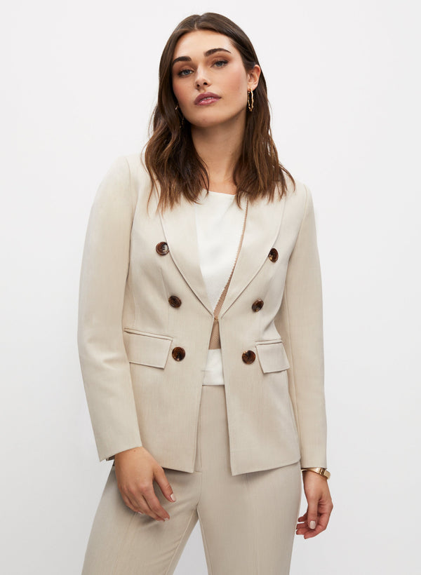 Laura Button Detail Blazer