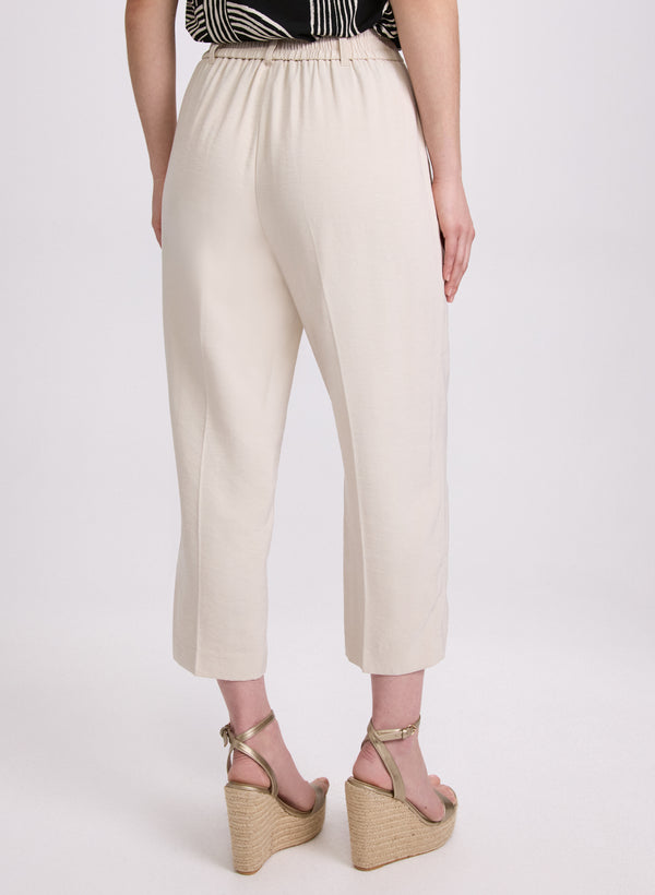 Laura Button Detail Capris