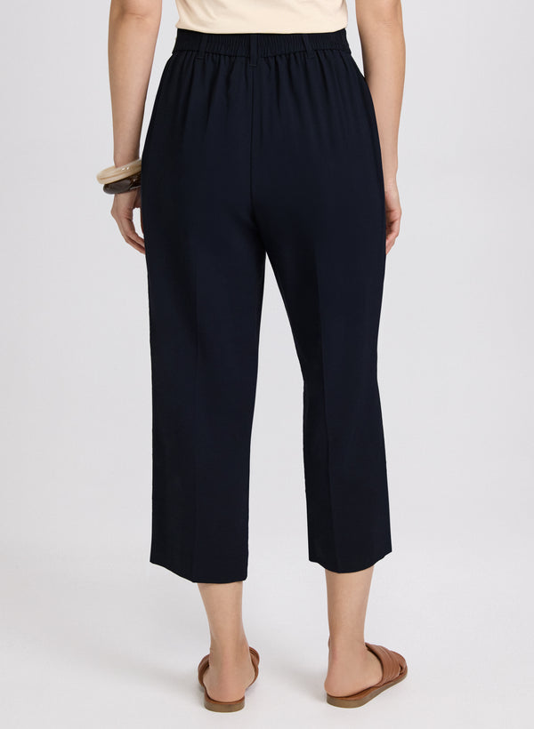 Laura Button Detail Capris