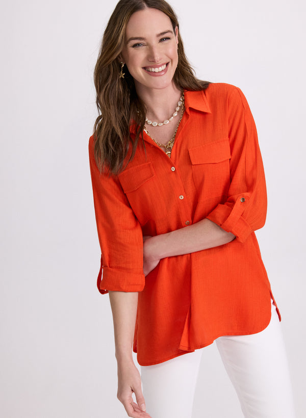 Laura Button-Down Blouse