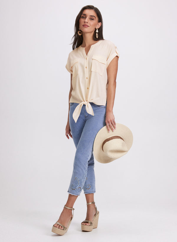 Laura Button-Down Blouse