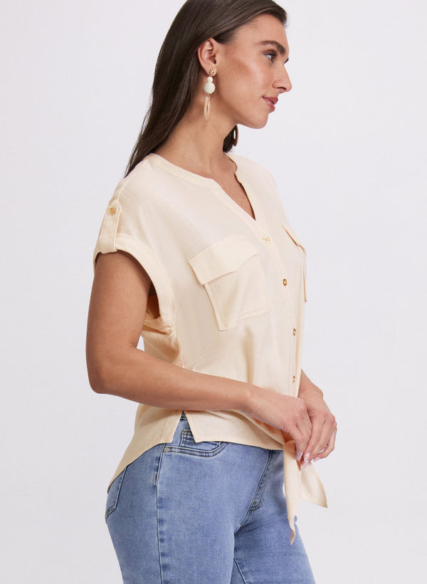 Laura Button-Down Blouse